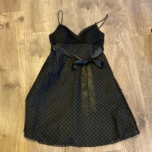 Onyx black cocktail dress
